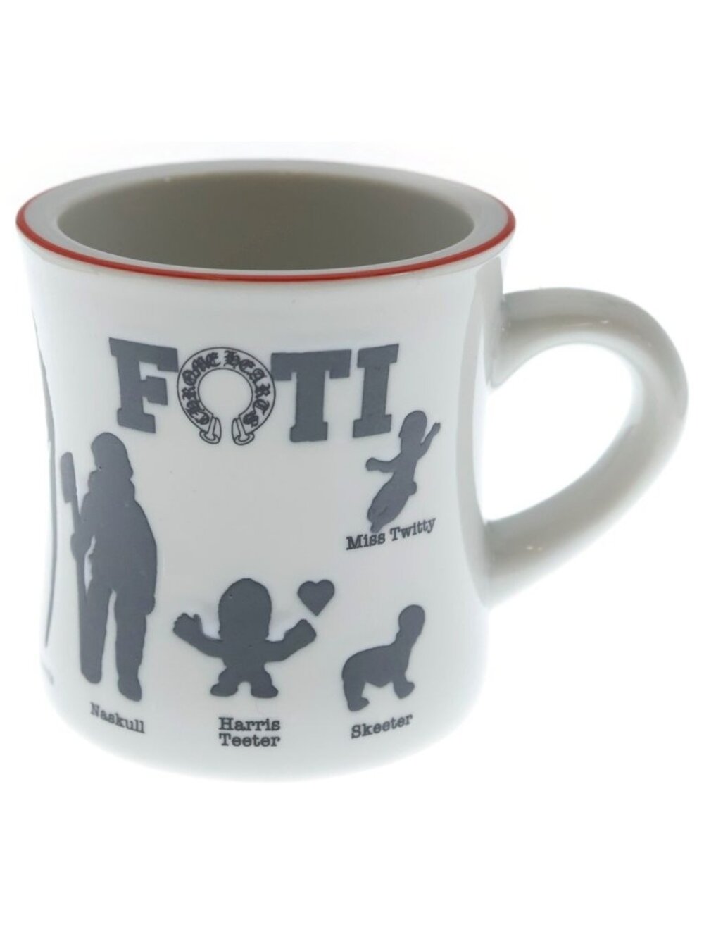 Chrome Hearts Foti Mug Cup Foty Print Mug White